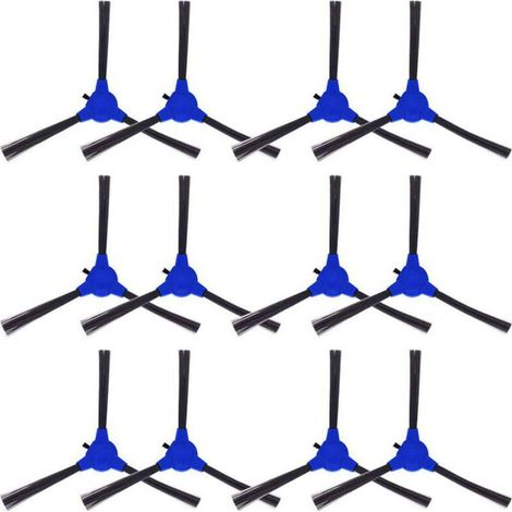 Paquete de 12 cepillos laterales compatibles con los robots aspiradores eufy RoboVac 11S, 15T, 30, 30C, 15C, 12, 25C, 35C, 11S Max, 15C Max, G20, G30, G35, G35+, G40, G40+, G40 Hybrid/Hybrid+. (1/4)
