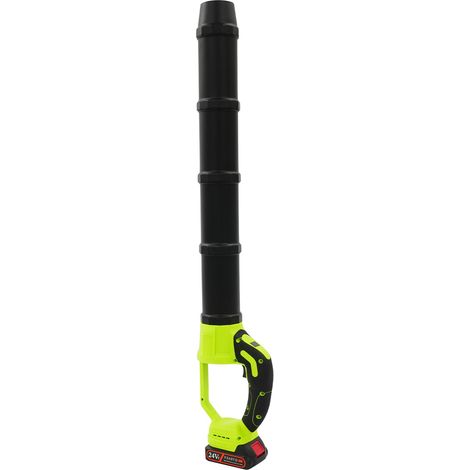 Souffleur à feuilles électrique sans fil 500 W sans balais 30 000 tr/min 52 m/s Vert Avec indicateur de niveau de batterie 2 x 1500 mAh Pour souffler les feuilles, la neige et la poussière (1/5)