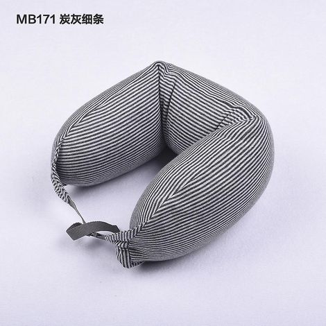 Oreiller cervical confortable en microfibres, en forme de U, en coton et élasthanne Tianzhu, veste-mb087 bleu marine
