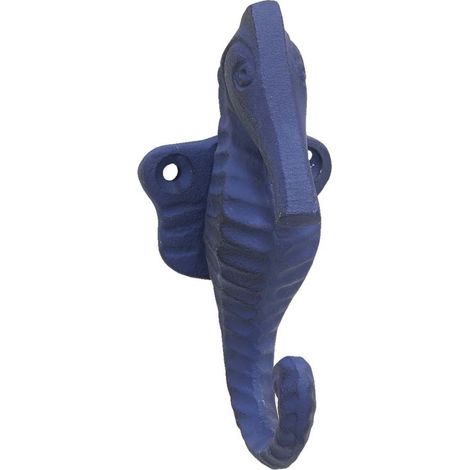 Patère en métal hippocampe 4.5 x 5 x 11 cm (1/4)
