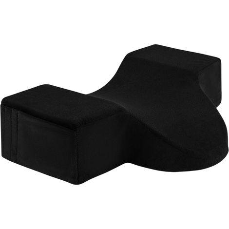 Oreillers de cils pour extensions de cils, oreiller de cils Oreiller de lit de cils pour la tête - Coussin cervical greffe du salon de beauté avec des poches, des fournitures de support de dos et de