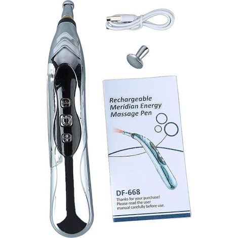 Stylo de massage électronique rechargeable Meridians Pen avec impulsions énergétiques puissantes pour soulager la douleur (YMMR) (1/5)