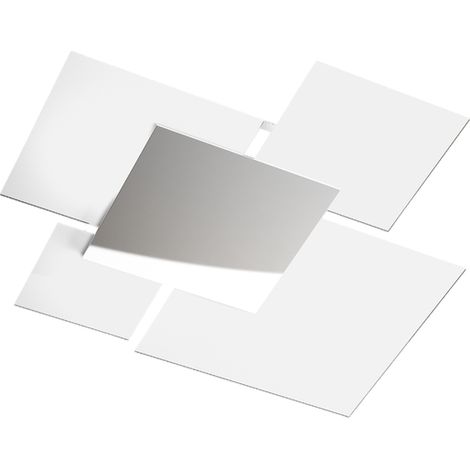 Plafonnier moderne 1088/70-BI Verre Blanc 4xE27