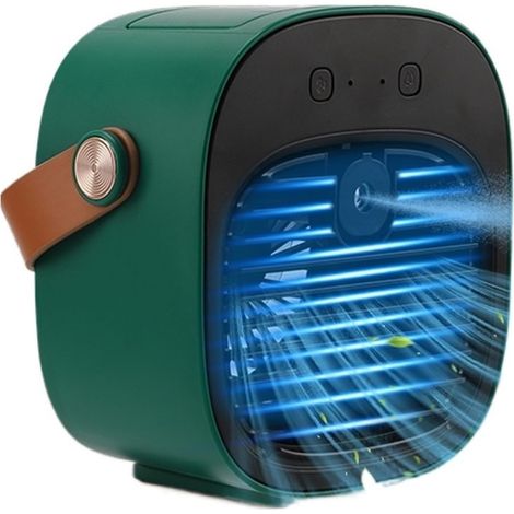 Portable Mini climatiseur sans Fil Refroidisseur d'air USB Rechargeable Ventilateur de Refroidissement Portable climatiseur for Chambre Camping Voitures Facile à Utiliser