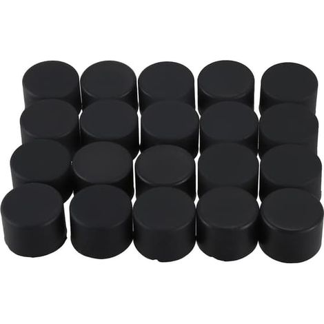 Ecleanfy - 20 cache-écrous de roue en silicone de 19 mm pour voiture (1/4)