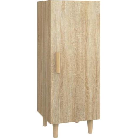 Maison Exclusive - Credenza Rovere Sonoma 34,5x34x90 cm in Legno Multistrato (1/5)