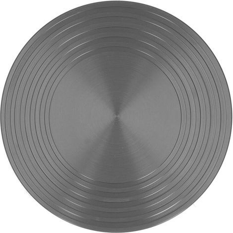 Diffuseur de chaleur en alliage d'aluminium de 28 cm, plaque conductrice de chaleur pour cuisinière à gaz, plateau de décongélation rapide rond et antidérapant pour protéger les ustensiles de cuisine. (1/4)