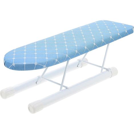 Mini table à repasser pliable, table à repasser de table pour la maison-35.5X12CM-Sky-blue (1/4)