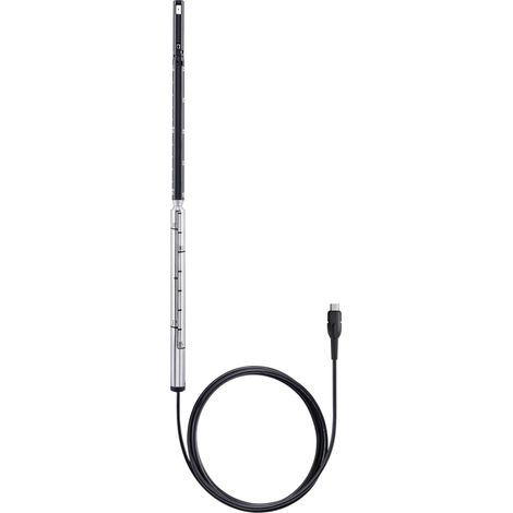 N/A testo 0635 1032 Sonde à fil chaud avec capteur de température, filaire,