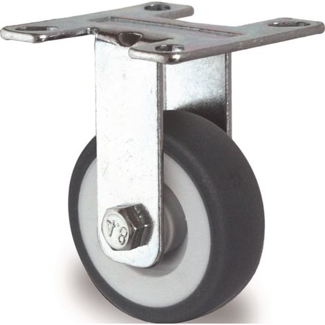 Roulette fixe 50mm 50kg VG Palier lisse 55x55mm TECWERK (1/2)