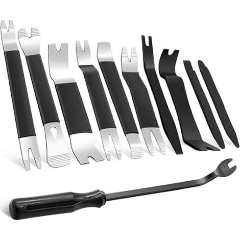 Kits de démontage de garnitures et de barres de levier pour fixations métalliques automobiles --- (1/5)