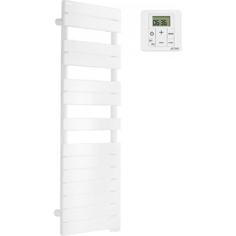 Acova – Sèche-serviette électrique 750W – Acier anticorrosion – Design symétrique – Fixation murale – Fluide haute performance