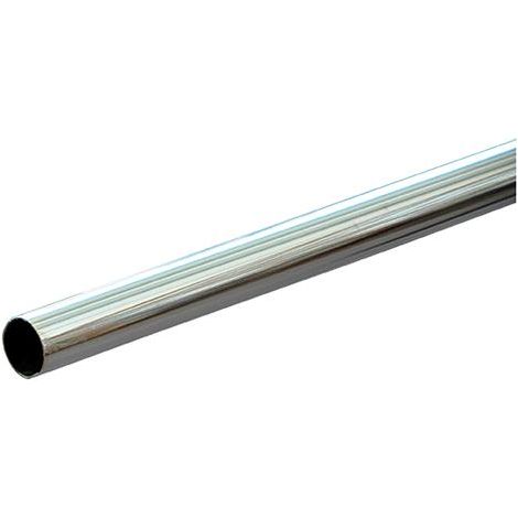 Tubo Per Armadio Tondo Mm 18 X 5 Mt 3 - Plasticato Bianco
