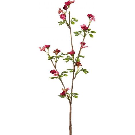 RAMO DI FIORI SELVATICI BORDEAUX 51 CM