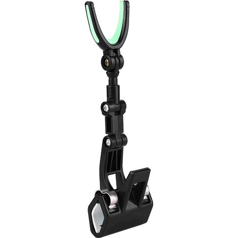 Support de canne à pêche rotatif, porte-béquille orientable, support de poteau avec rotation, accessoire de pêche pour maintien de canne, support à 360°. (1/5)