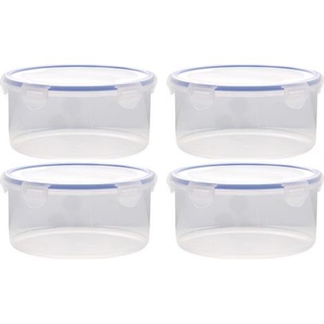Ensemble de bols en plastique avec couvercle, récipients de conservation des aliments étanches, petits récipients pour la préparation des repas (1/5)