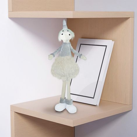 Licorne tissu décoratif idée cadeau art. 234049 50 cm de haut Pâques  Couleur: Gris