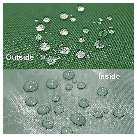 Toit De Rechange Pour Balancelle De Jardin Anti-UV - Toit Balancelle En Tissu Polyester Imperméable Avec Largeur De Bord 15 cm Dimension164 x - Foncé (1/5)