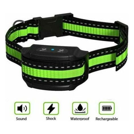 QORVA-Collier pour chien LOY avec vibration, son, décharge électrique et module d'identification intelligent, adapté aux chiens de grande, moyenne et petite taille