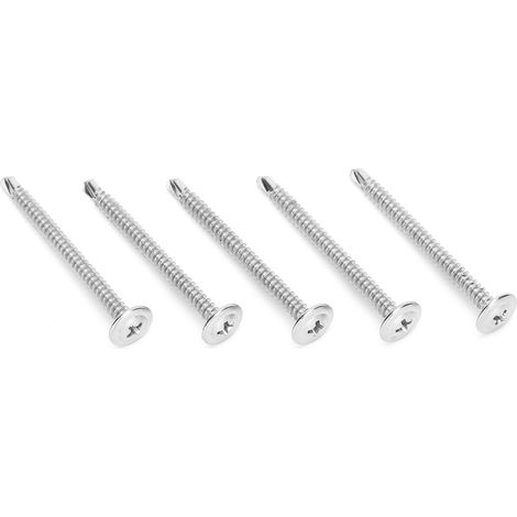 250-teiliges Set M4,2 x 45 mm Kreuzschlitz-Selbstschneidschrauben aus Edelstahl 410 (1/5)