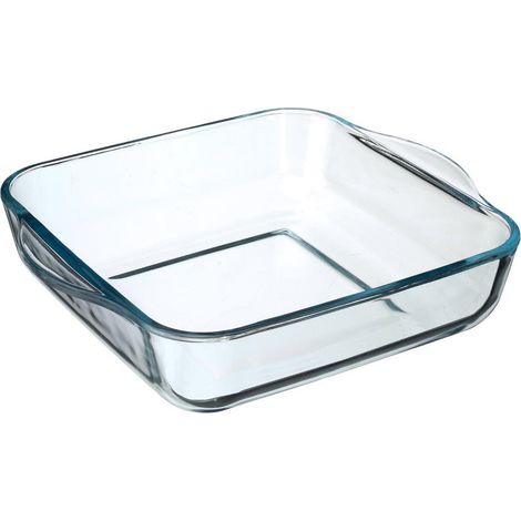 Keramik-Auflaufform, 22 x 22 x 6 cm, Glas - Secret de Gourmet (1/2)