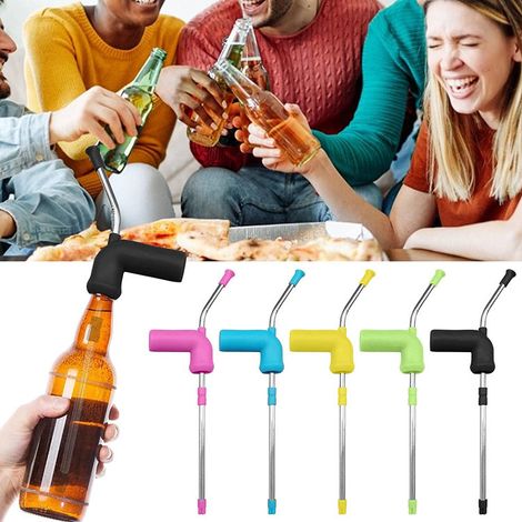 Tuyau de ventilation double pour bière, tuyau de ventilation en acier inoxydable pour bière, boîte pour barbecue, kit de fumage, accessoires de bar (1/5)