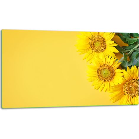 Tagliere in vetro 52x30 con decorazioni floreali (1/5)