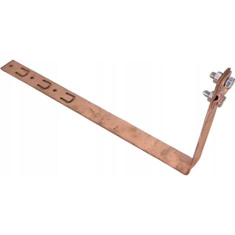 Supporto sottotegola per filo L -415 H 130mm. ZS RAME (1/3)