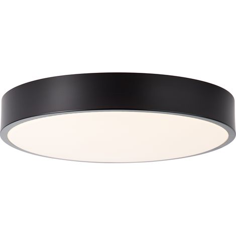 Lampada BRILLIANT Plafoniera LED Slimline 33cm bianco/nero 1x LED 12W integrato, (800lm, 3000K) Scala da A ++ a E Risparmio energetico e lunga durata grazie all'utilizzo dei LED (1/5)