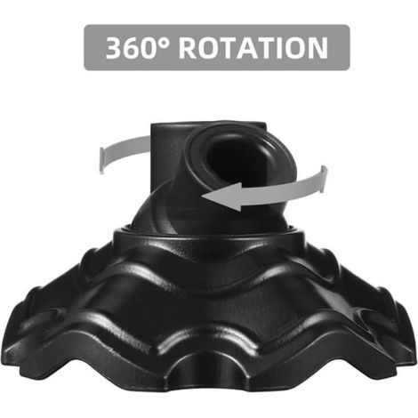 Embouts Antidérapants pour Pieds de Chaise - Diamètre Intérieur 16 mm - Pour Chaises de Jardin Camping Terrasse - Lot de 4 (1/4)