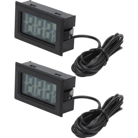 Thermomètre Cuisine Numérique avec Double Sonde - Mesure Instantanée en 2 Secondes - Thermostat Électronique Précision