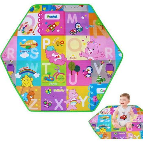 Imperméable Antidérapant Tapis éveil Et De Jeux Pliable Doux Ramper Apprendre alphabet Et Animaux, Tapis De Parc Mult TAPIS DE PARC (1/5)