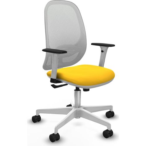 Chaise de bureau piqueras y crespo Cilanco blanc cuir synthétique (1/2)