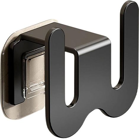 (3-teilig, schwarz) Schuhregal aus Aluminium ohne Löcher, sorgt für Ordnung im Zimmer, geeignet für Schlafzimmer und Badezimmer.