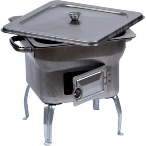 BARBECUE IN ACCIAIO FORNACELLA 25X25XH24 CM