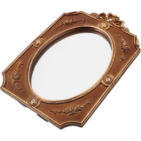 Miroir Décoratif Vintage en Résine Synthétique, Motif Nœud Arqué (1/5)