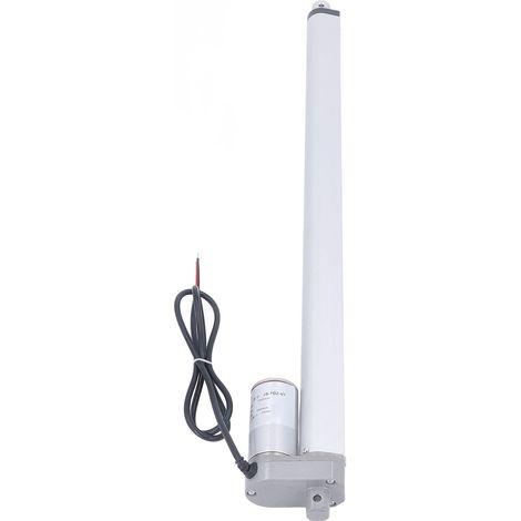 Vérin électrique linéaire 500mm course aluminium blanc actionneur mouvement linéaire pour fauteuil massant commande télécommande (1/5)