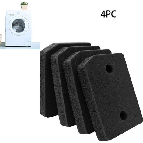 Confezione da 4 filtri per asciugatrice, filtri in spugna, 20,7 x 15,7 x 3 cm, filtri in schiuma per asciugatrici, adatti per asciugatrici a pompa di calore Miele T1, adatti per fasce d'età (1/5)