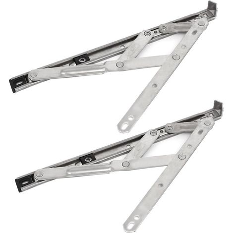 2pcs 12" Länge 201 Edelstahl Faltbar Flügel Fenster Reibung Scharnier Stay DE de (1/5)