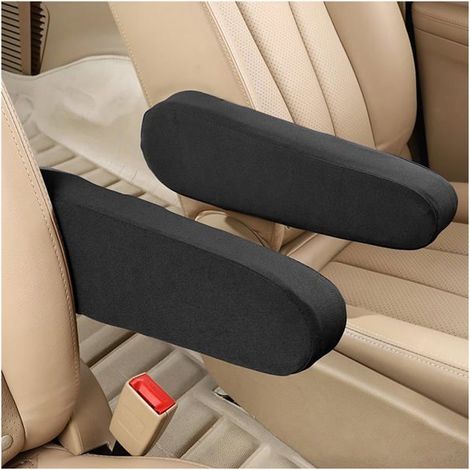 Housses d'accoudoirs avant pour voiture, lot de 2, en tissu, accessoires universels (1/5)
