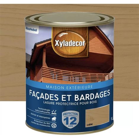 Lasure Xyladécor Façade et bardages Chêne 1 L (1/3)