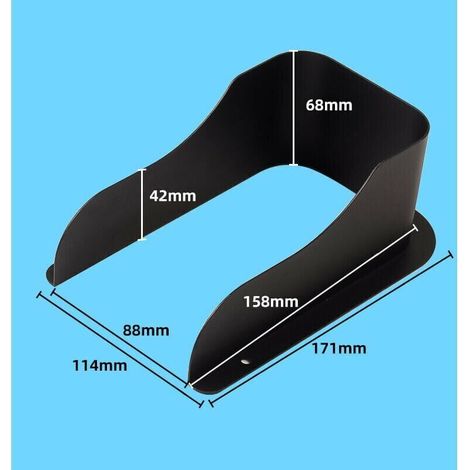 Protection Sonnette Exterieur Pluie, Housse de Pluie, en Acier Inoxydable Durable, Convient aux Prise Exterieur, Sonnette Ring, Sonnette Techole sans Fil Exterieur (1/4)