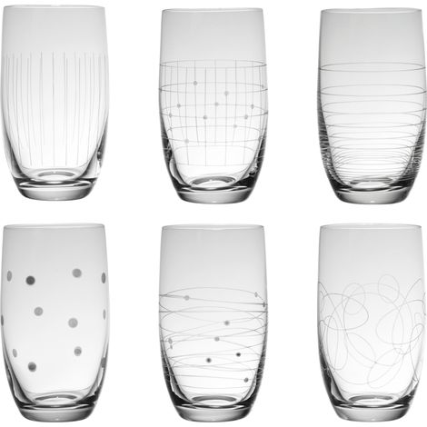 Table Passion - Boîte de 6 gobelets forme haute Graphik 33 cl