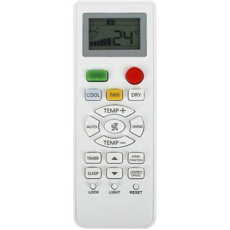 Télécommande universelle pour climatiseur Haier YR-HD01/YL-HD04/YR-HD06/YL-HD02 – Fonctionne avec 2 piles AAA – Fonction refroidissement (1/5)