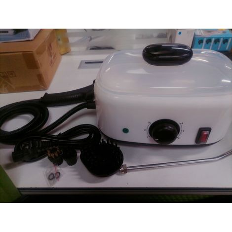 Nettoyeur vapeur portable Aoresac 2500W avec réservoir d'eau de 2L, haute température et pression, livré avec brosses et gants pour cuisine, salle de bain, climatiseur et réfrigérateur. (1/5)