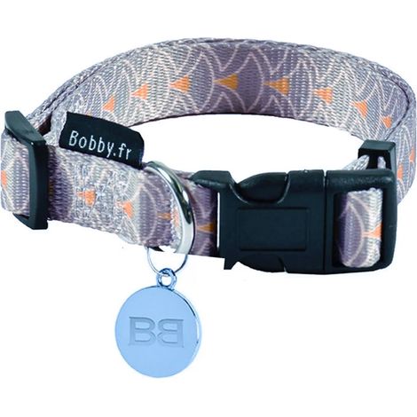 Collare Geisha Blu S 25-40x1,6cm: Collare in Nylon Modello Geisha per Cani (1/4)