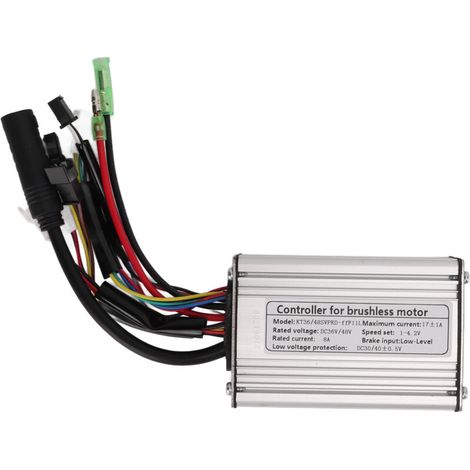 Contrôleur Sinus 36V/48V 17A pour Moteur Vélo Électrique 250W/350W avec Lumière