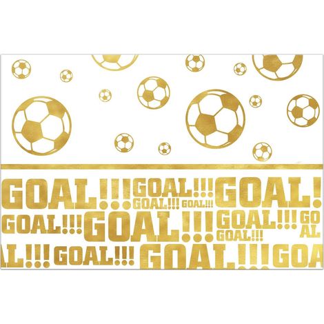 Nappe en plastique Football Gold 120 x 180 cm