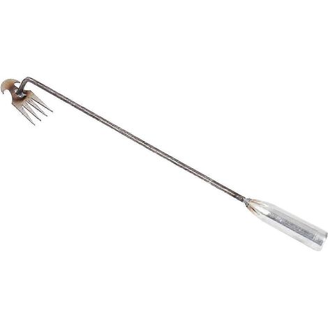 Outil de désherbage arrache-plantes, houe légère à double usage, houe de jardin, outil de désherbage pour creuser et cultiver-50cm