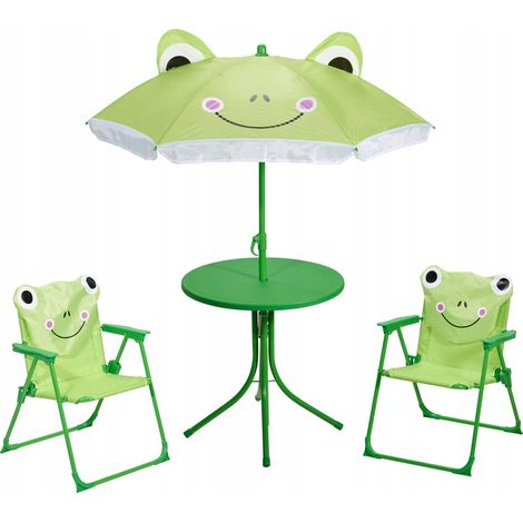Mobili da giardino progarden set 4 pezzi pieghevole ombrello regolabile